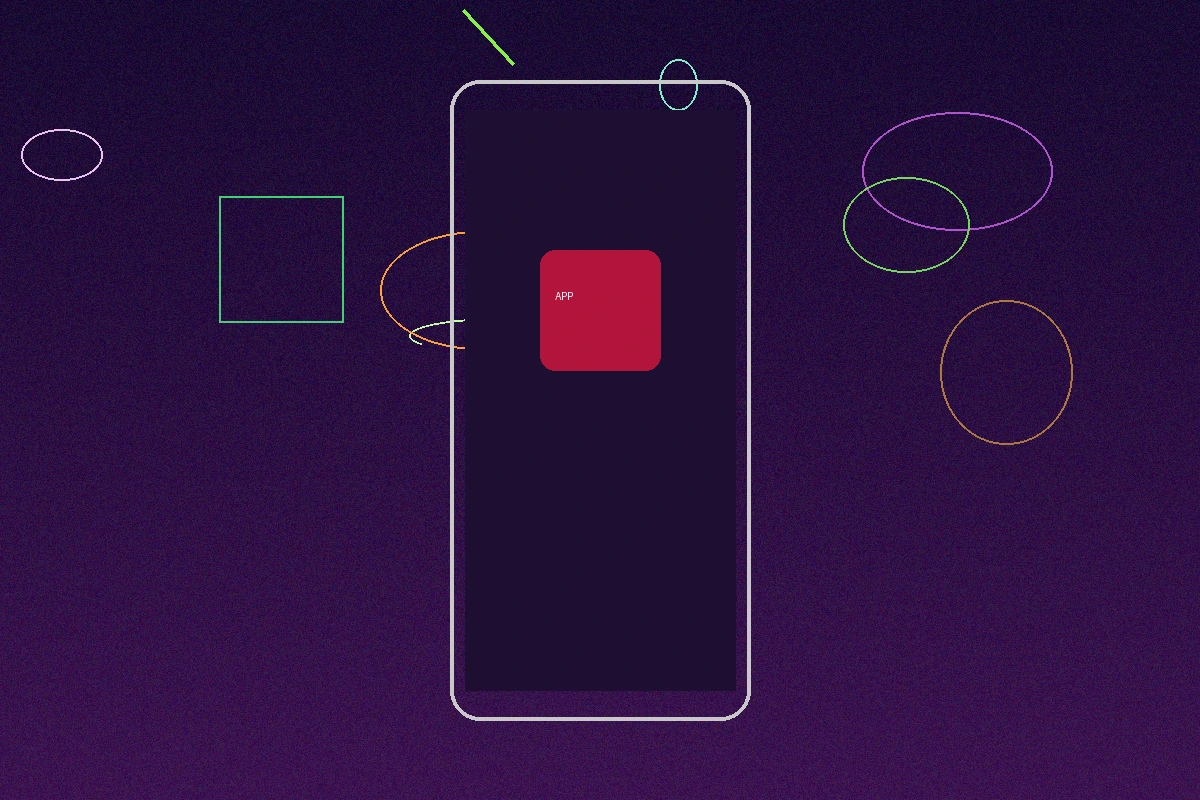 小女孩手机应用界面展示效果图